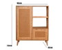 Hanah Home Jüt Multi Armario multiusos de madera de carpe color roble